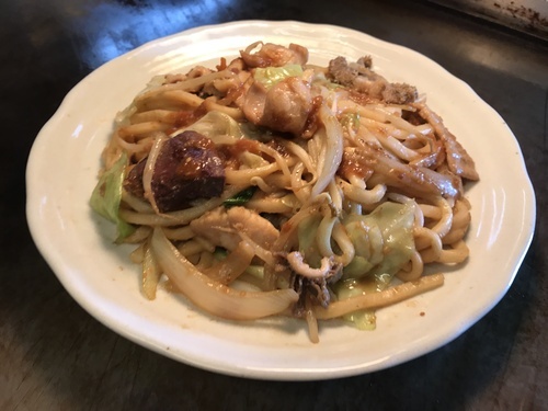 ホルモンうどん